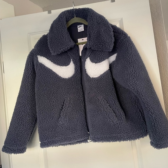 Nike Sportswear Swoosh Sherpa Jacket - Picture 3 of 6